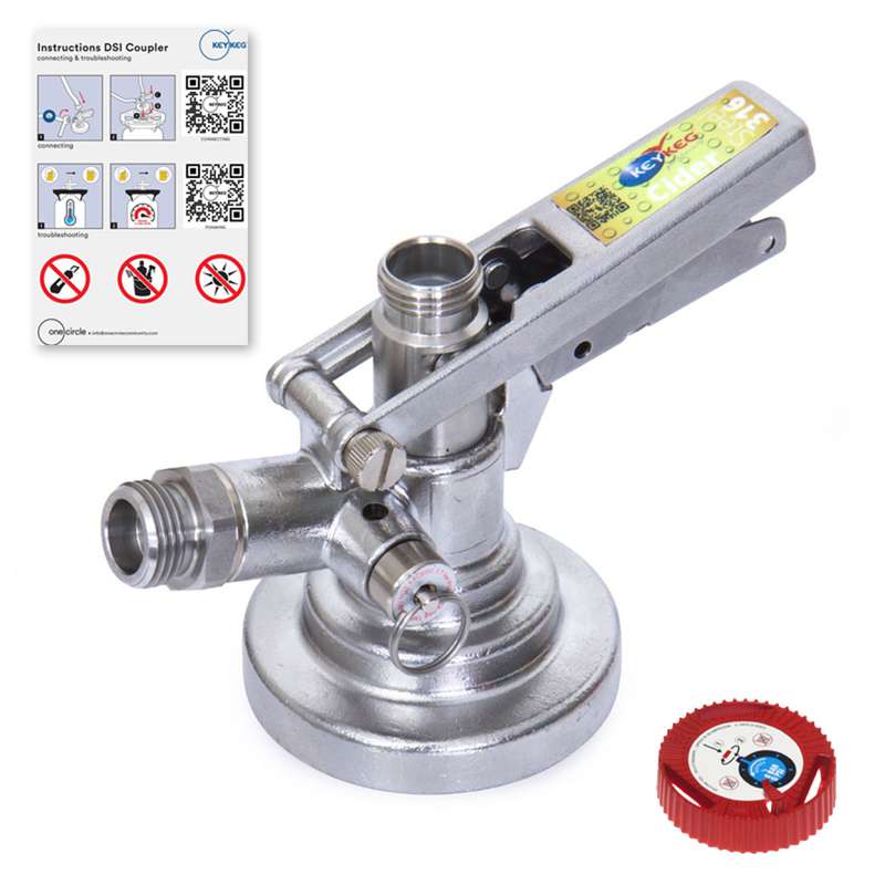 Koppeling fust speciaal voor wijnen Tap&Joy / KeyKeg koppeling